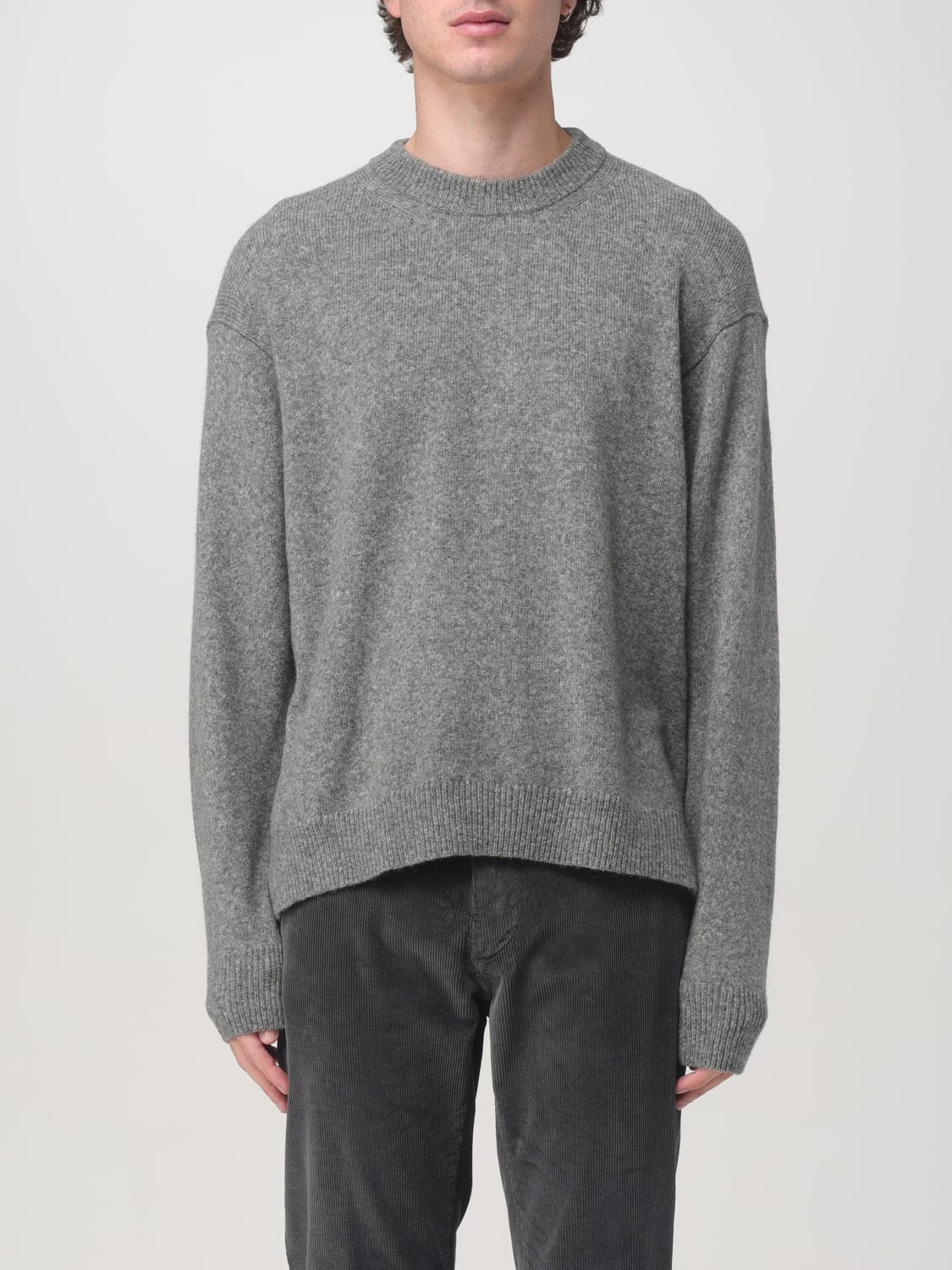 ROBERTO COLLINA SWEATER: Sweater men Roberto Collina, Grey - Img 1