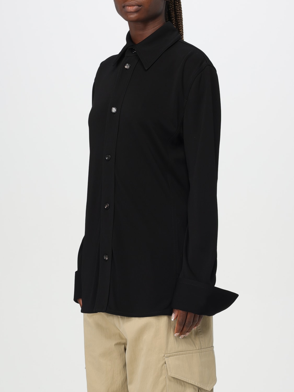 BOTTEGA VENETA SHIRT: Shirt woman Bottega Veneta, Black - Img 4