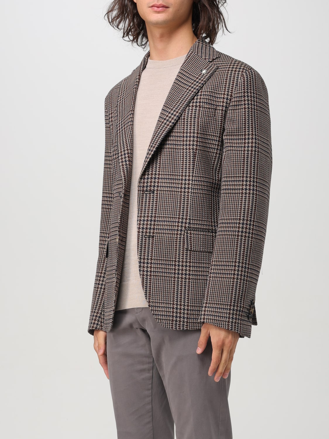 MANUEL RITZ BLAZER: Blazer men Manuel Ritz, Beige - Img 3