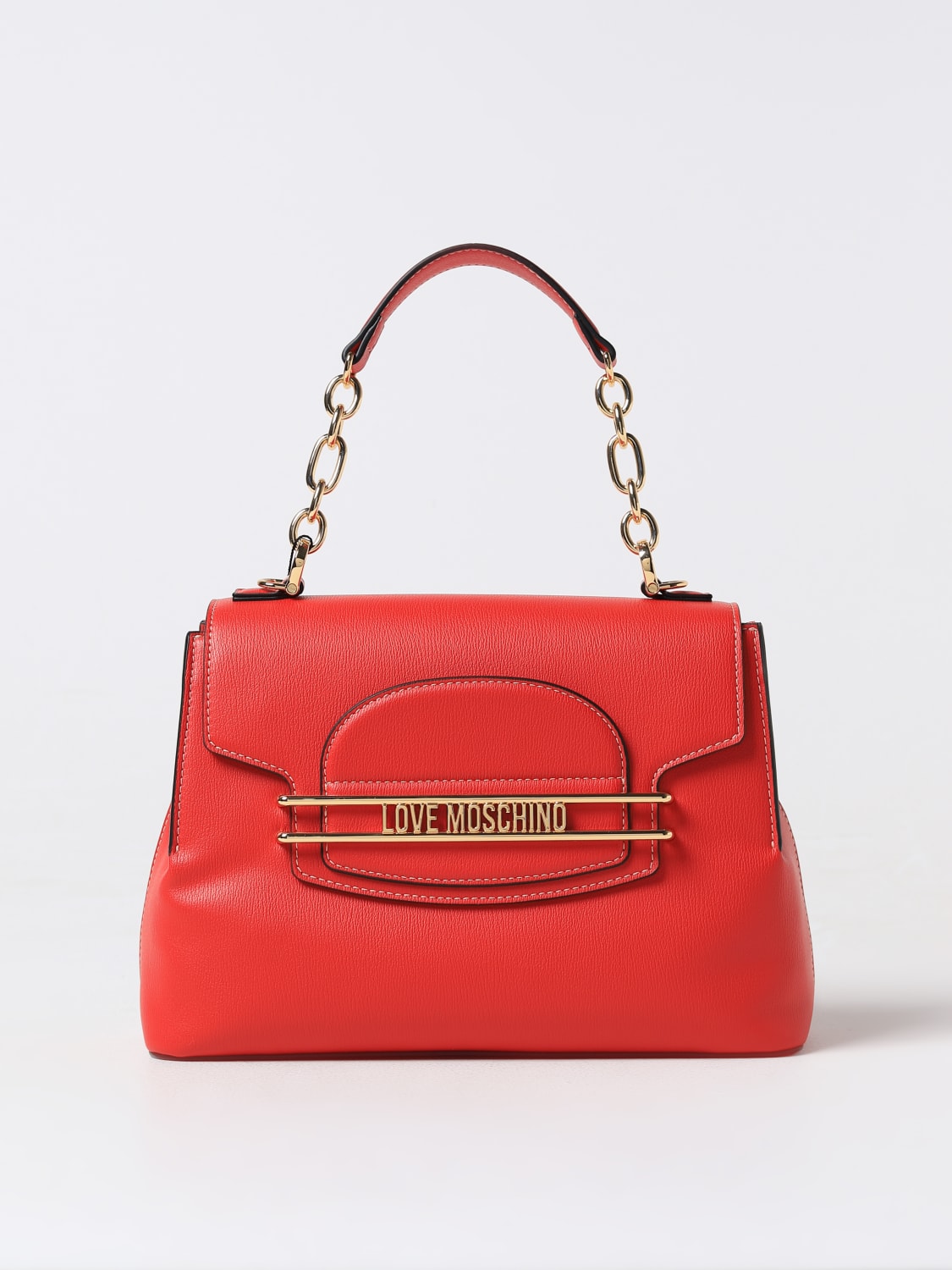 LOVE MOSCHINO 핸드백: 숄더백 여성 Love Moschino, 레드 - Img 1