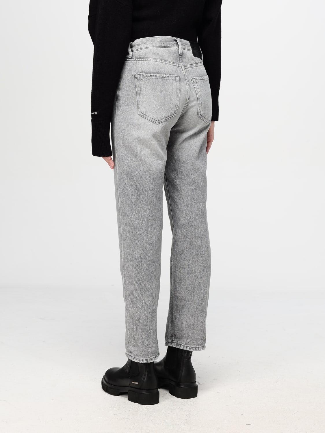 DONDUP JEANS: Jeans Dondup in denim , Grigio Topo - Img 2