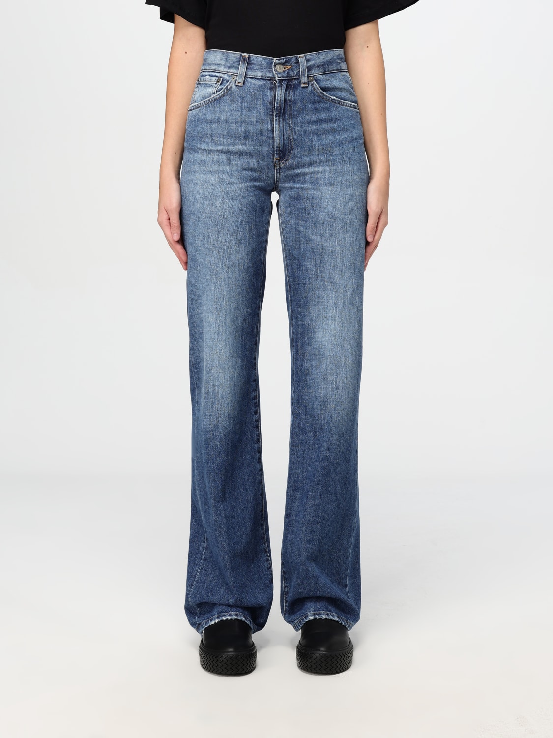 DONDUP JEANS: Jeans Dondup in denim , Blue - Img 1