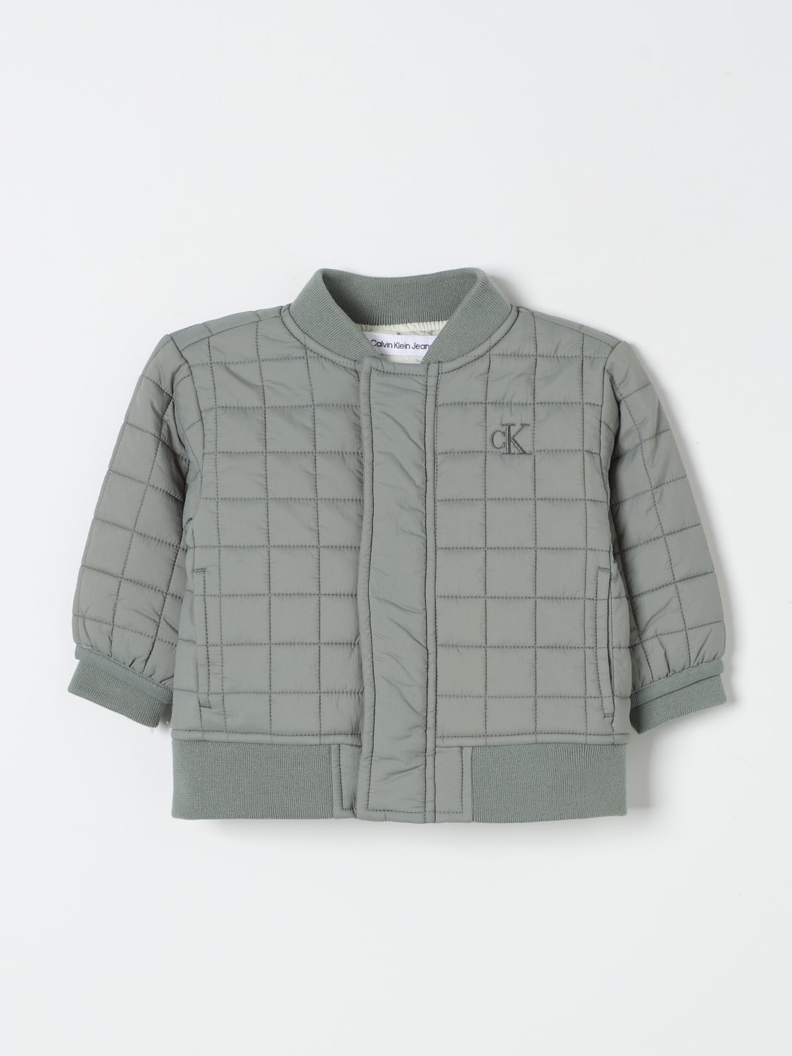 CALVIN KLEIN JACKET: Calvin Klein baby bomber jacket, Green - Img 1