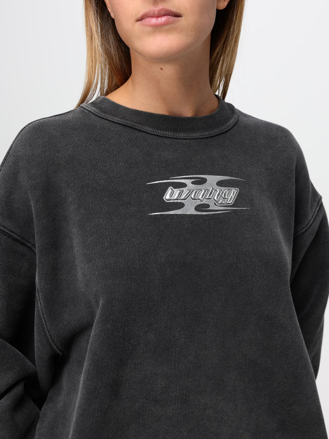 ALEXANDER WANG SWEATSHIRT: Sweatshirt damen Alexander Wang, Grau - Img 5