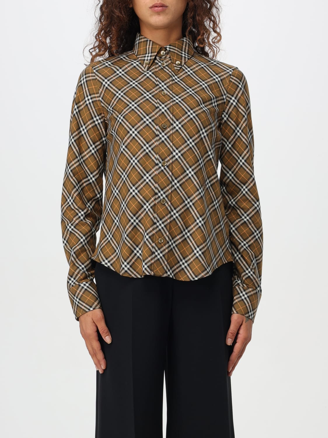 Giglio Camicia Burberry in cotone check