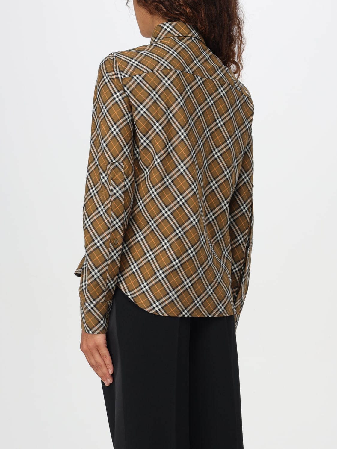 BURBERRY SHIRT: Shirt woman Burberry, Brown - Img 3