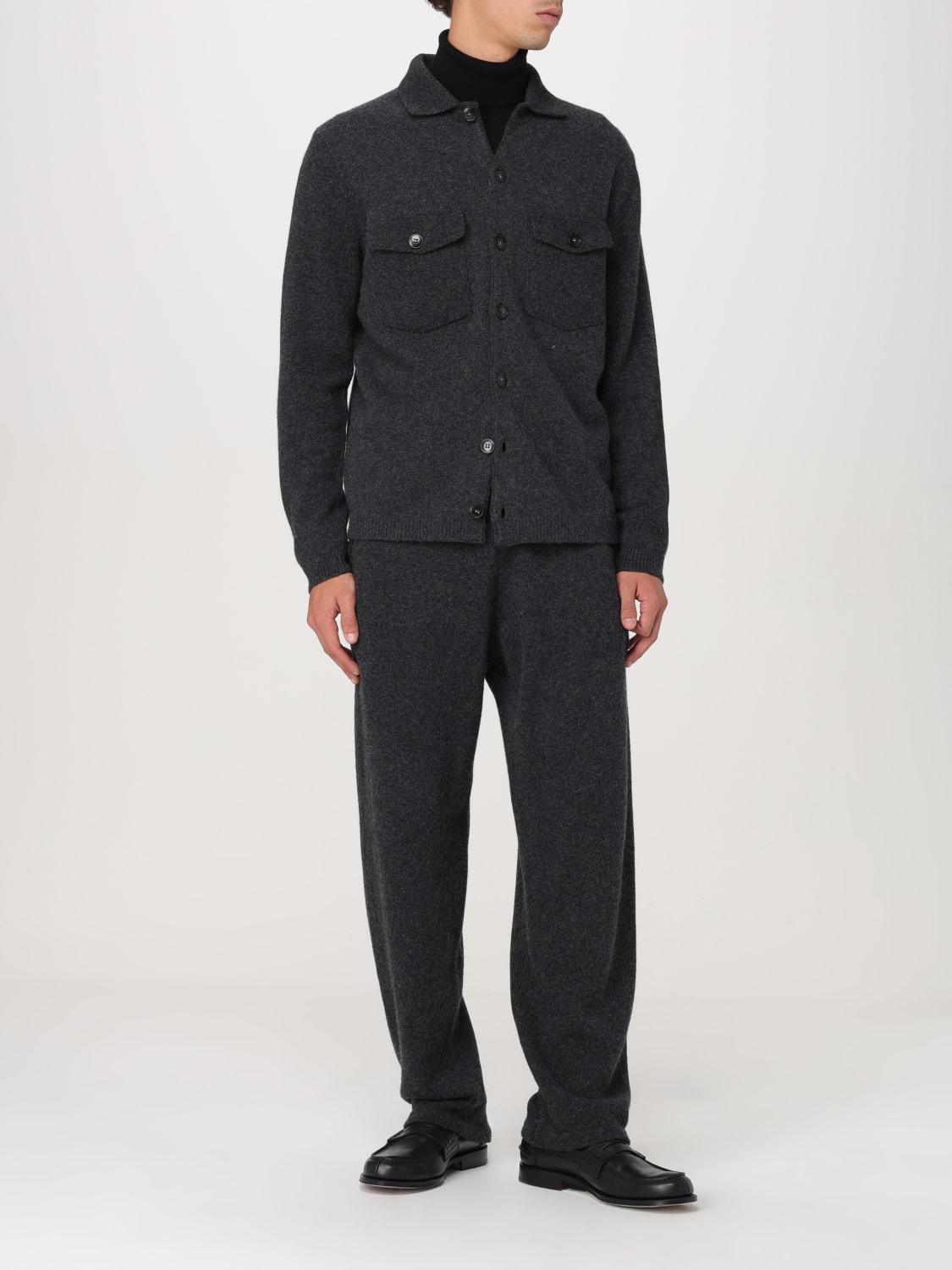 CANALI PANTS: Sweater men Canali, Charcoal - Img 2