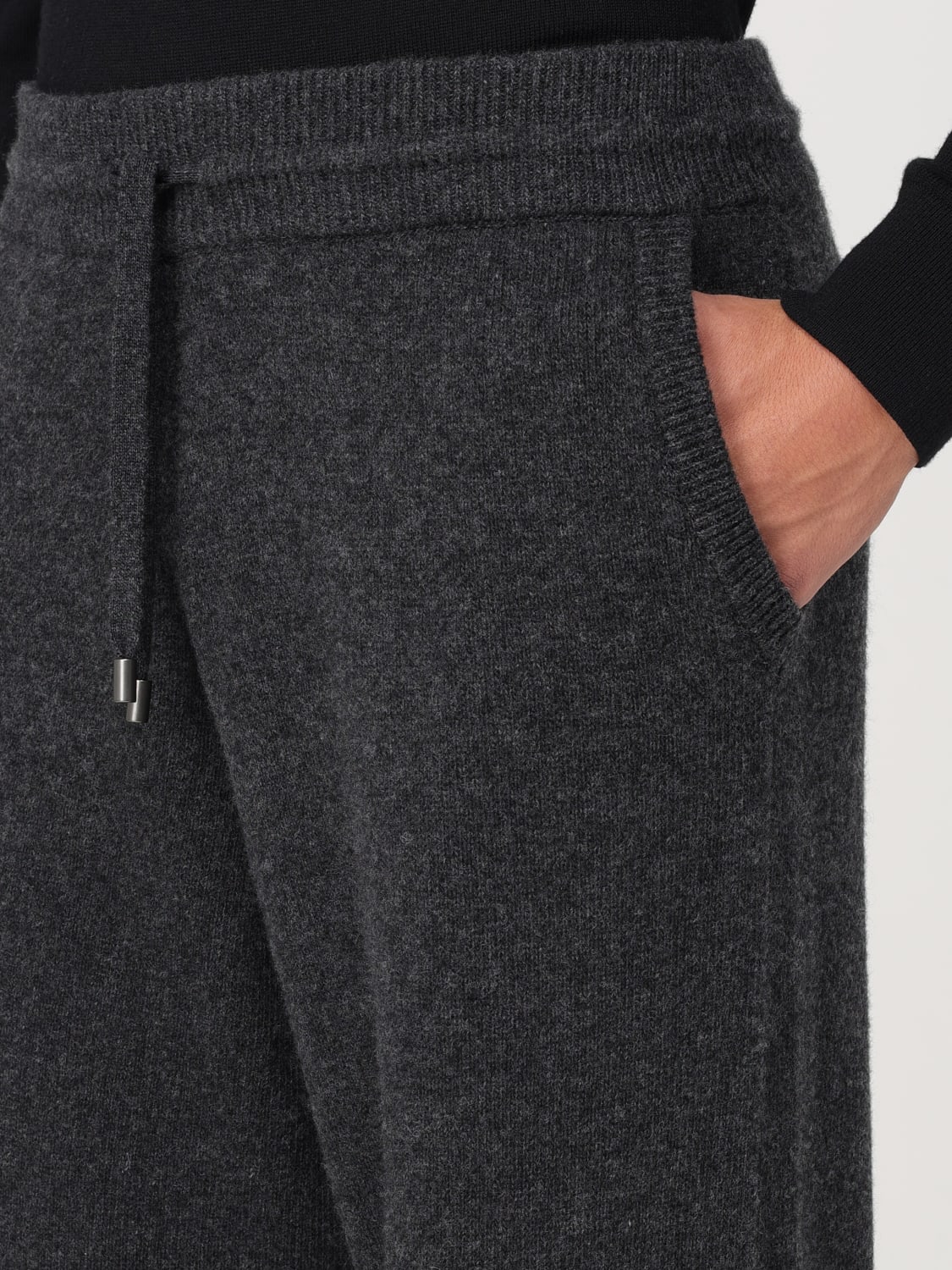 CANALI PANTS: Sweater men Canali, Charcoal - Img 4