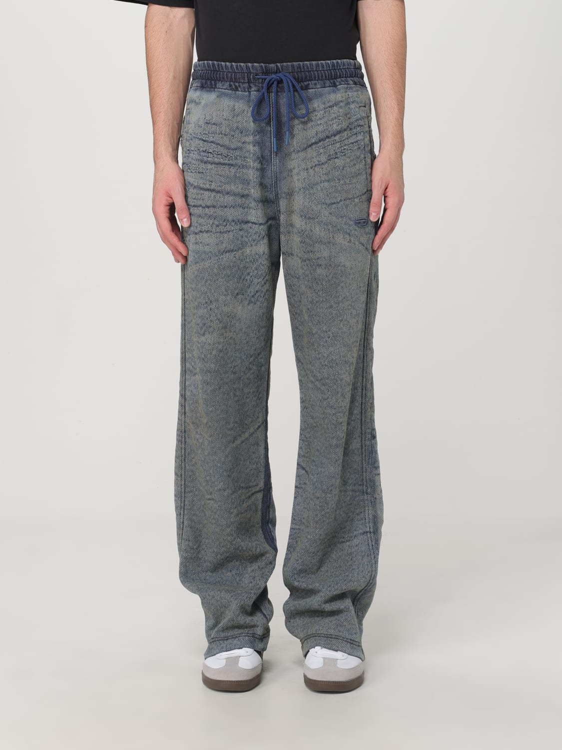 Giglio Pantalone Diesel in denim con coulisse