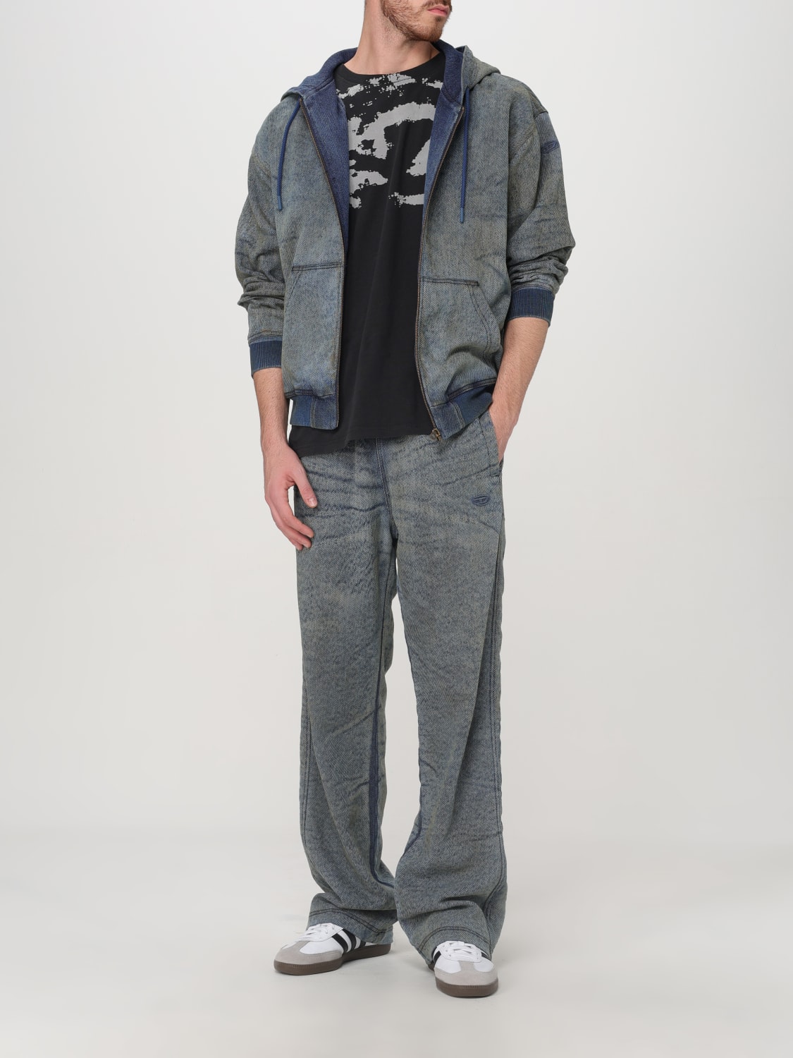 DIESEL PANTS: Pants men Diesel, Blue - Img 2