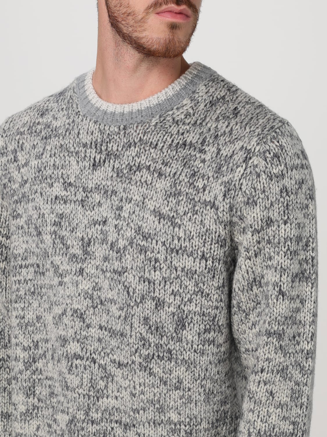 CANALI SWEATER: Sweater men Canali, Grey - Img 3