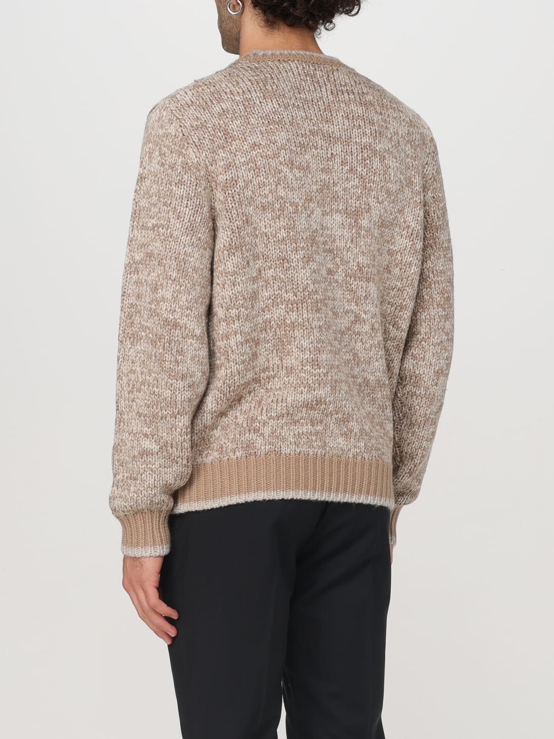 CANALI SWEATER: Sweater men Canali, Beige - Img 2