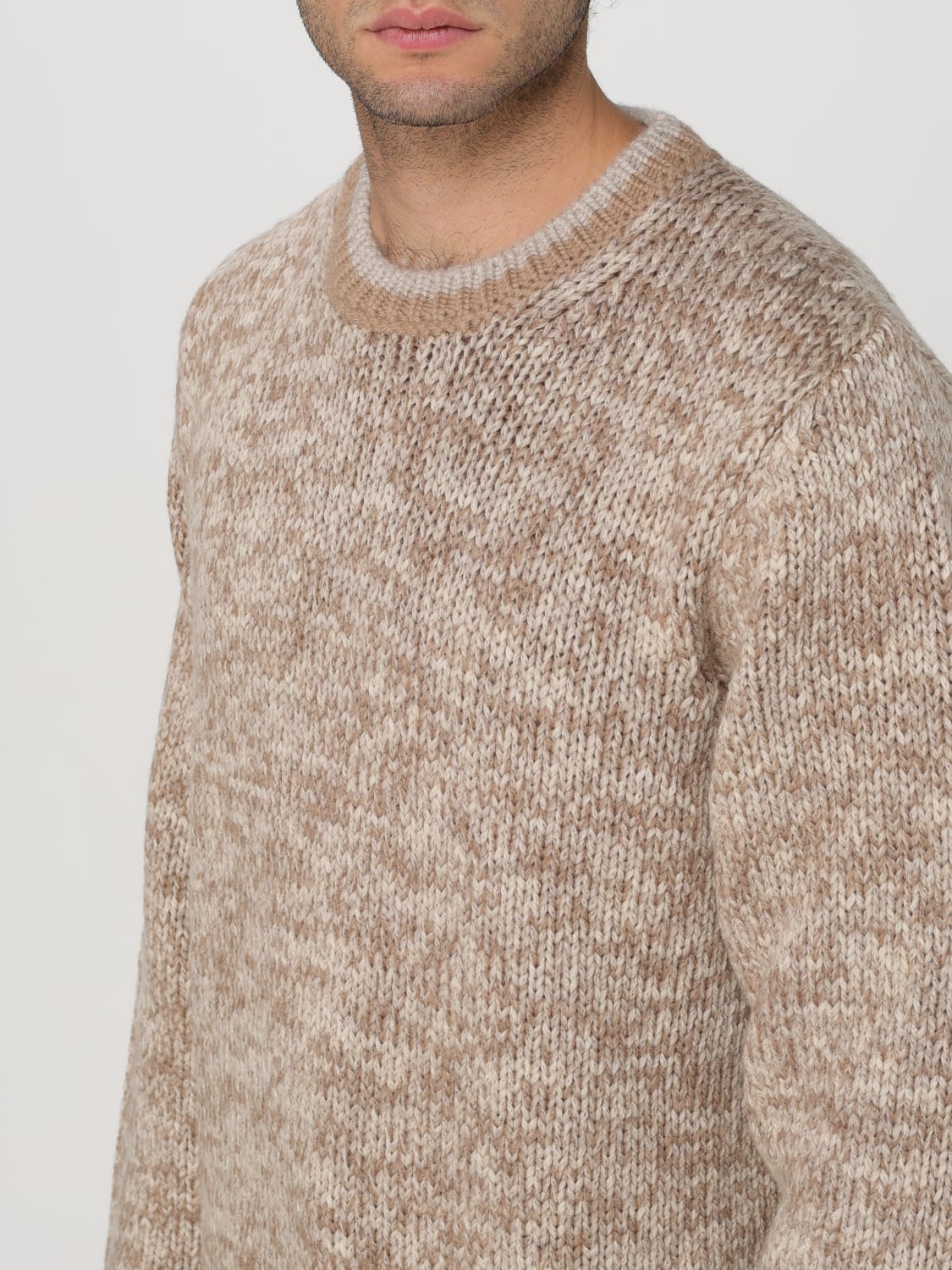 CANALI SWEATER: Sweater men Canali, Beige - Img 3