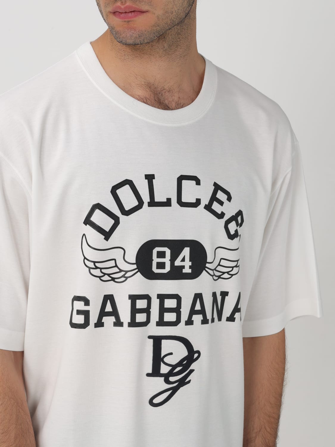 Dolce & Gabbana Outlet: T-shirt men - White | Dolce