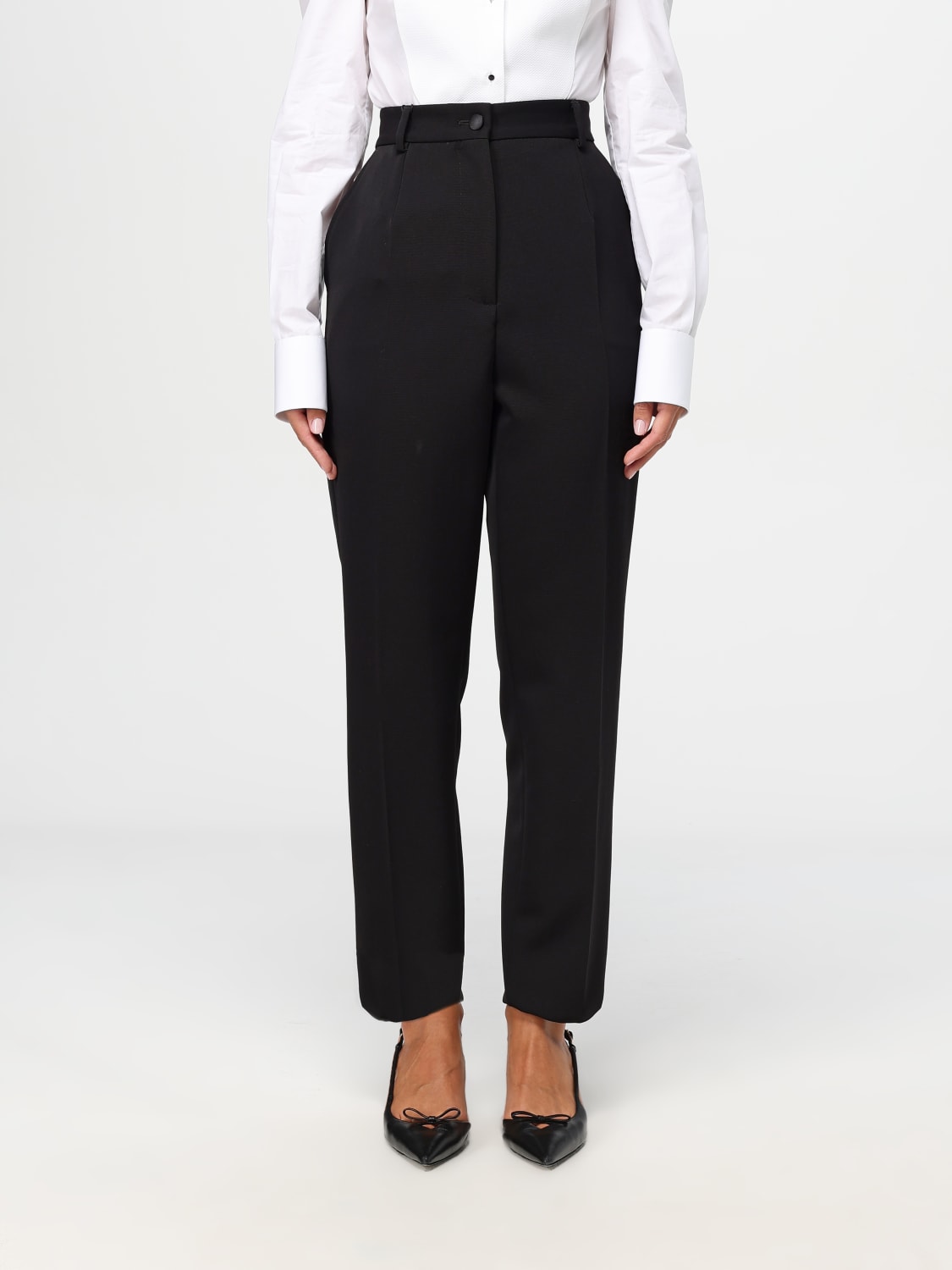 DOLCE & GABBANA PANTS: Pants woman Dolce & Gabbana, Black - Img 1