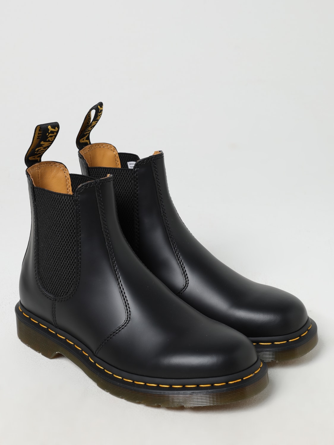 DR. MARTENS BOOTS: Flat ankle boots woman Dr. Martens, Black - Img 2