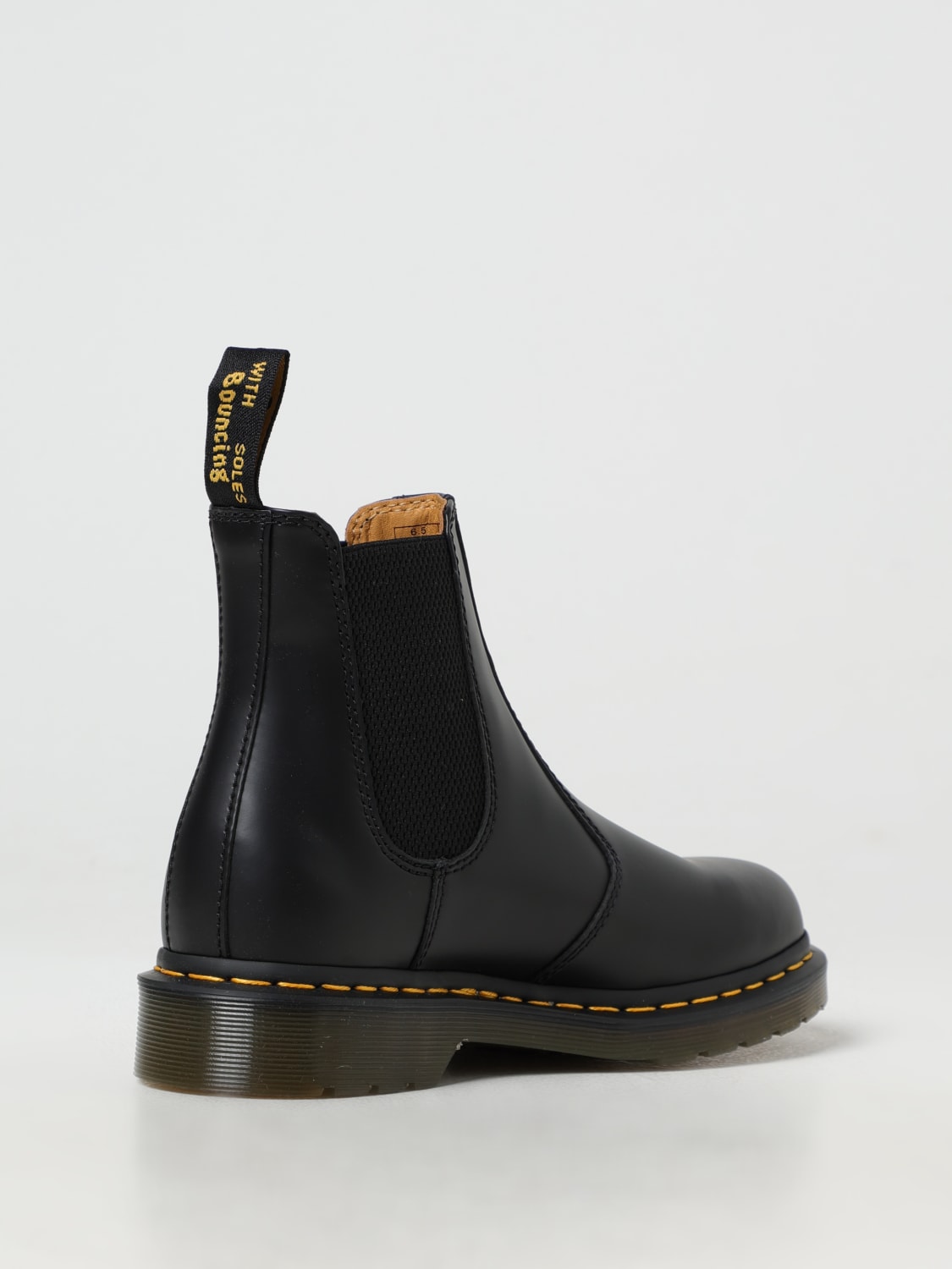 DR. MARTENS BOOTS: Flat ankle boots woman Dr. Martens, Black - Img 3
