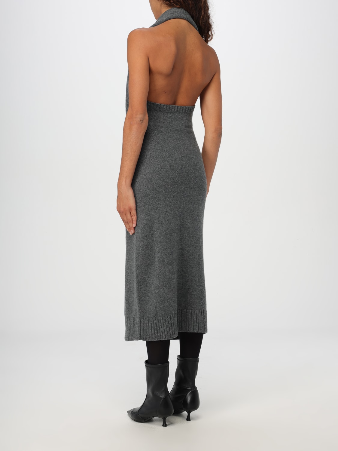 COURRÈGES DRESS: Dress woman CourrÈges, Grey - Img 2