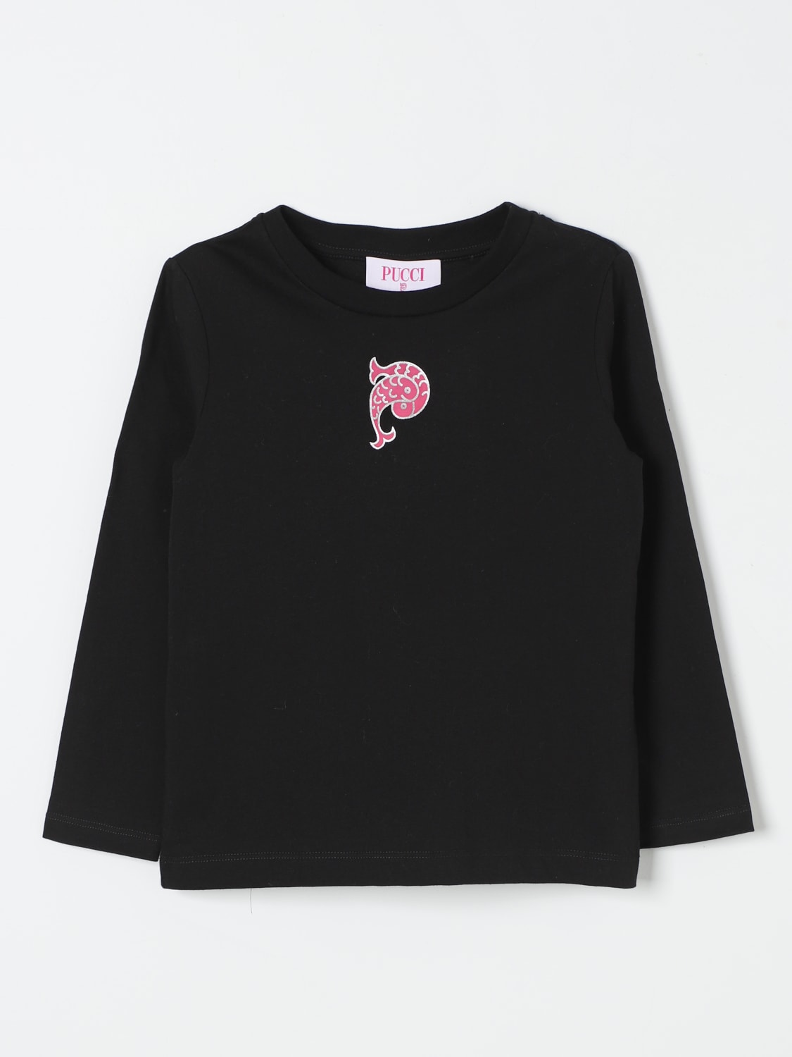 PUCCI T-SHIRT: T-shirt kinder Pucci, Schwarz - Img 1