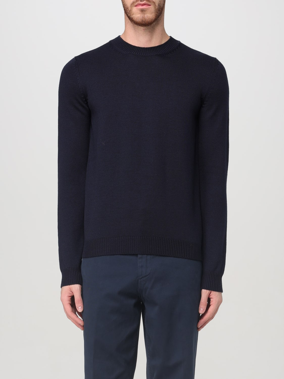 ROBERTO COLLINA: Jumper men - Blue | Roberto Collina jumper