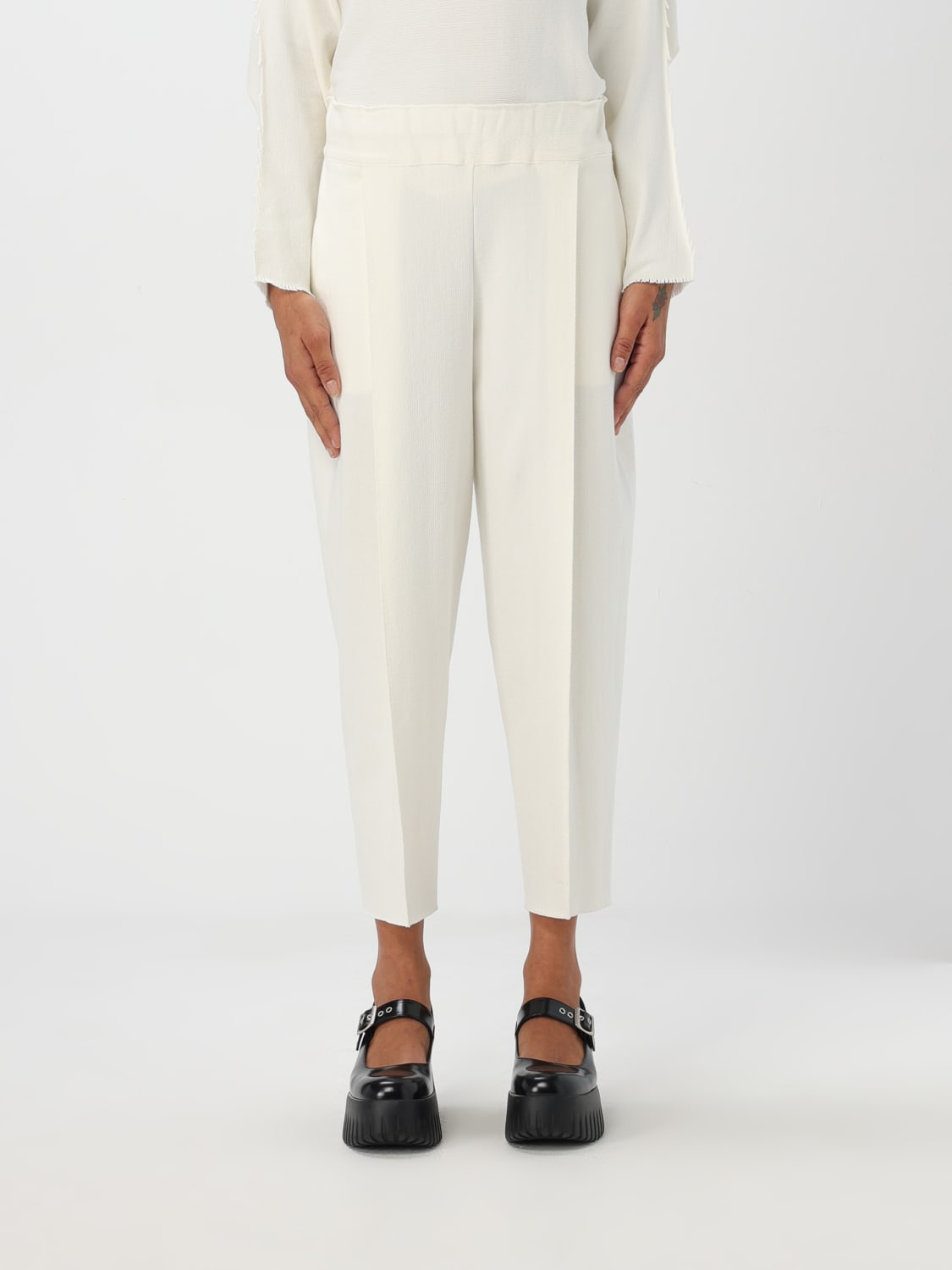 ISSEY MIYAKE PANTALON: Pantalon femme Issey Miyake, Glace - Img 1