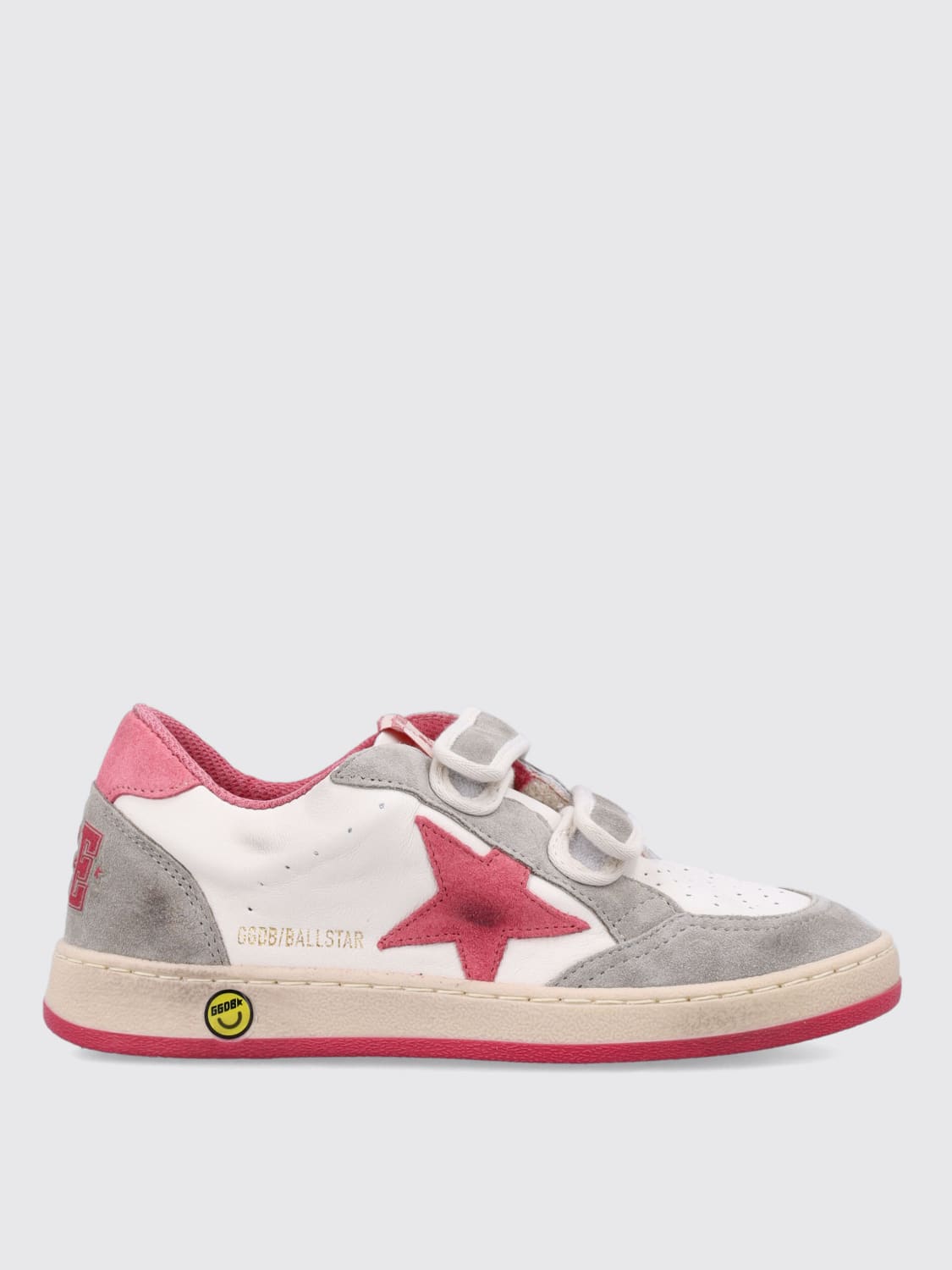 GOLDEN GOOSE BASKETS: Baskets enfant Golden Goose, Blanc - Img 1