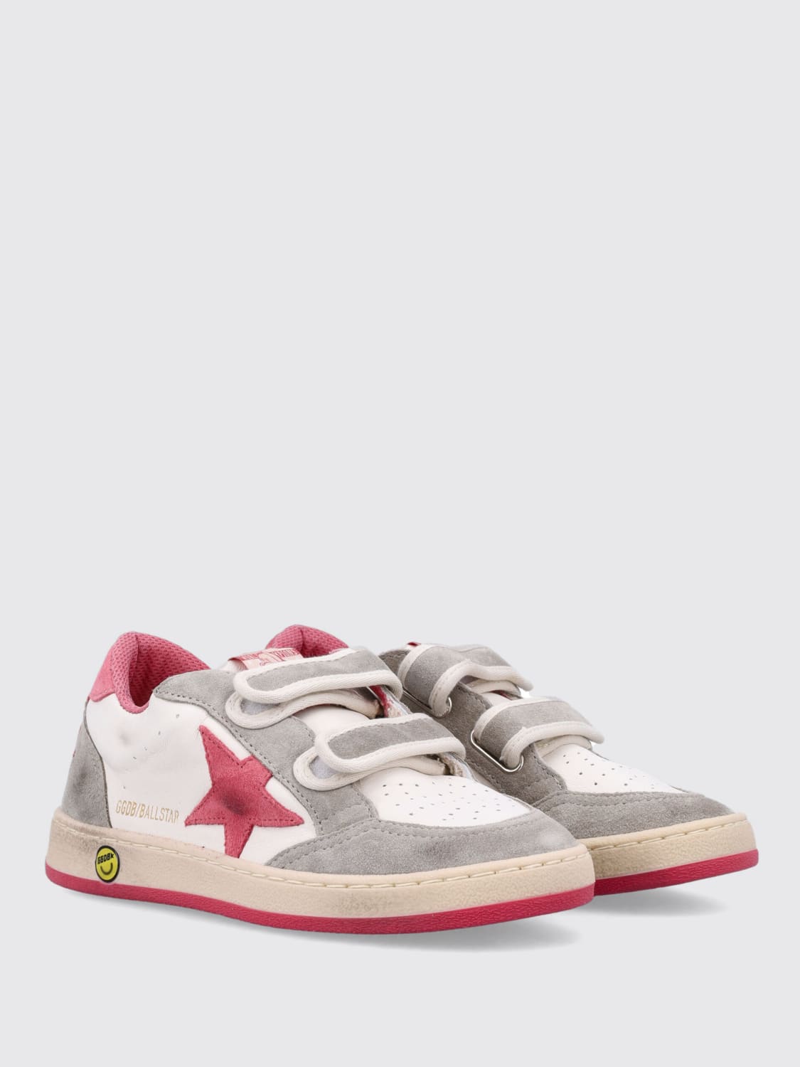 GOLDEN GOOSE BASKETS: Baskets enfant Golden Goose, Blanc - Img 2