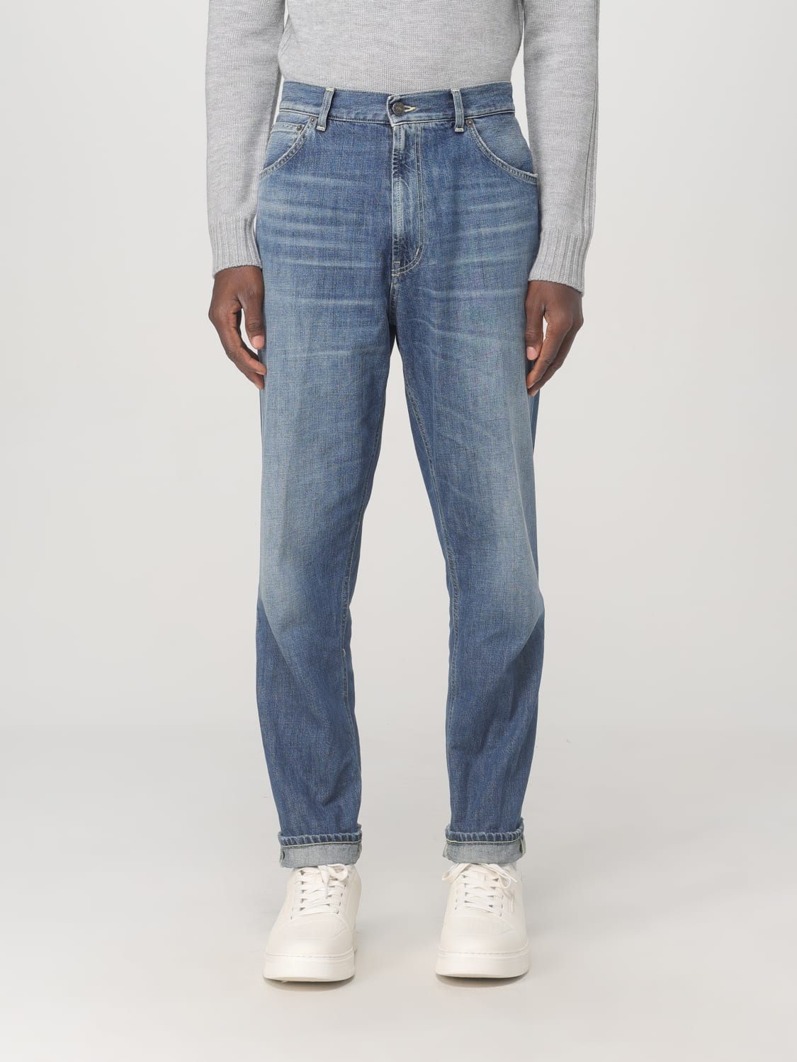 DONDUP JEANS: Jeans Dondup in denim di cotone , Denim - Img 1