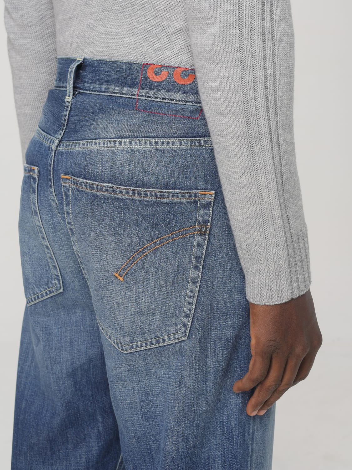 DONDUP JEANS: Jeans Dondup in denim di cotone , Denim - Img 3