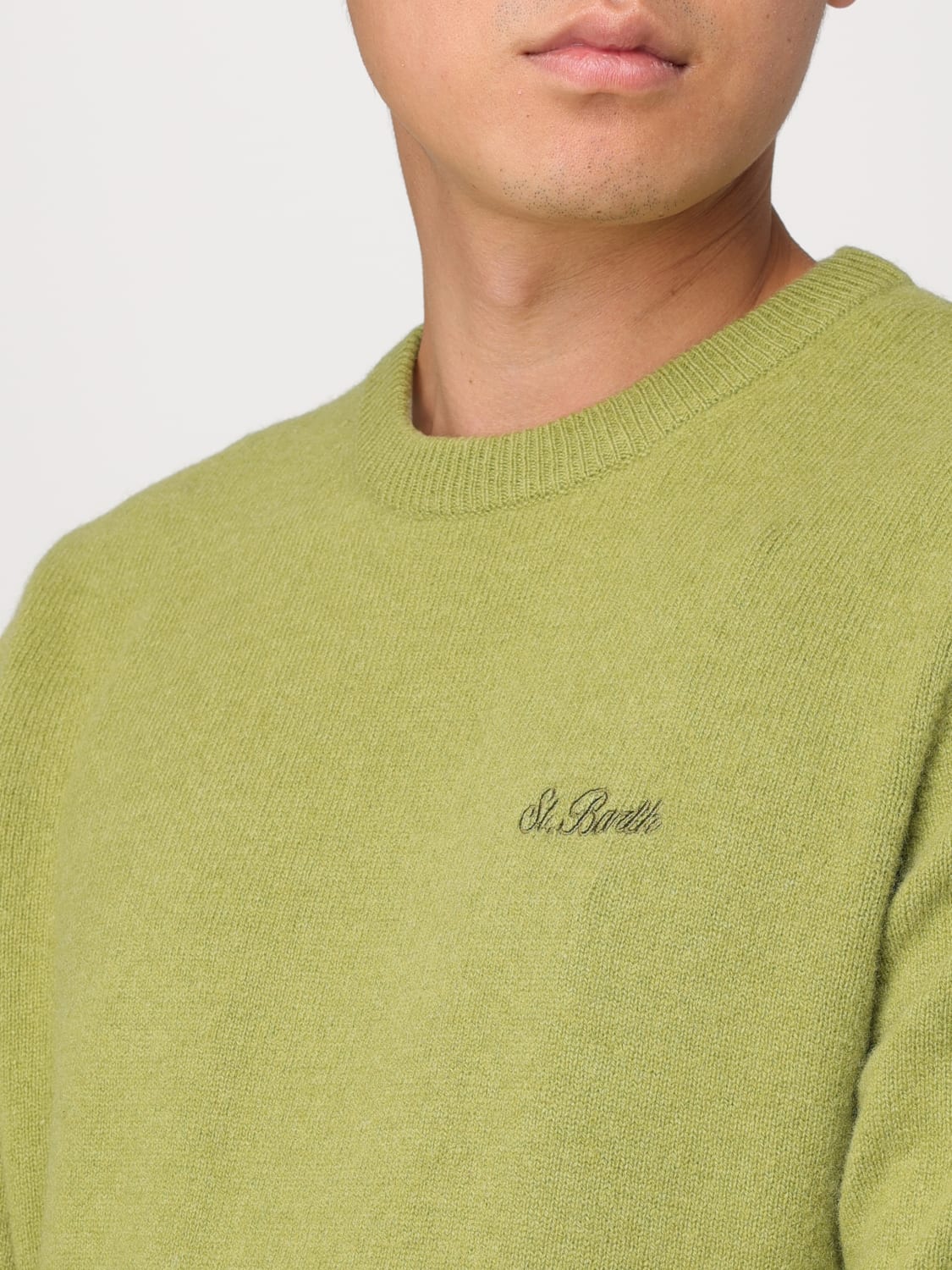 MC2 SAINT BARTH SWEATER: Sweater men Mc2 Saint Barth, Green - Img 3