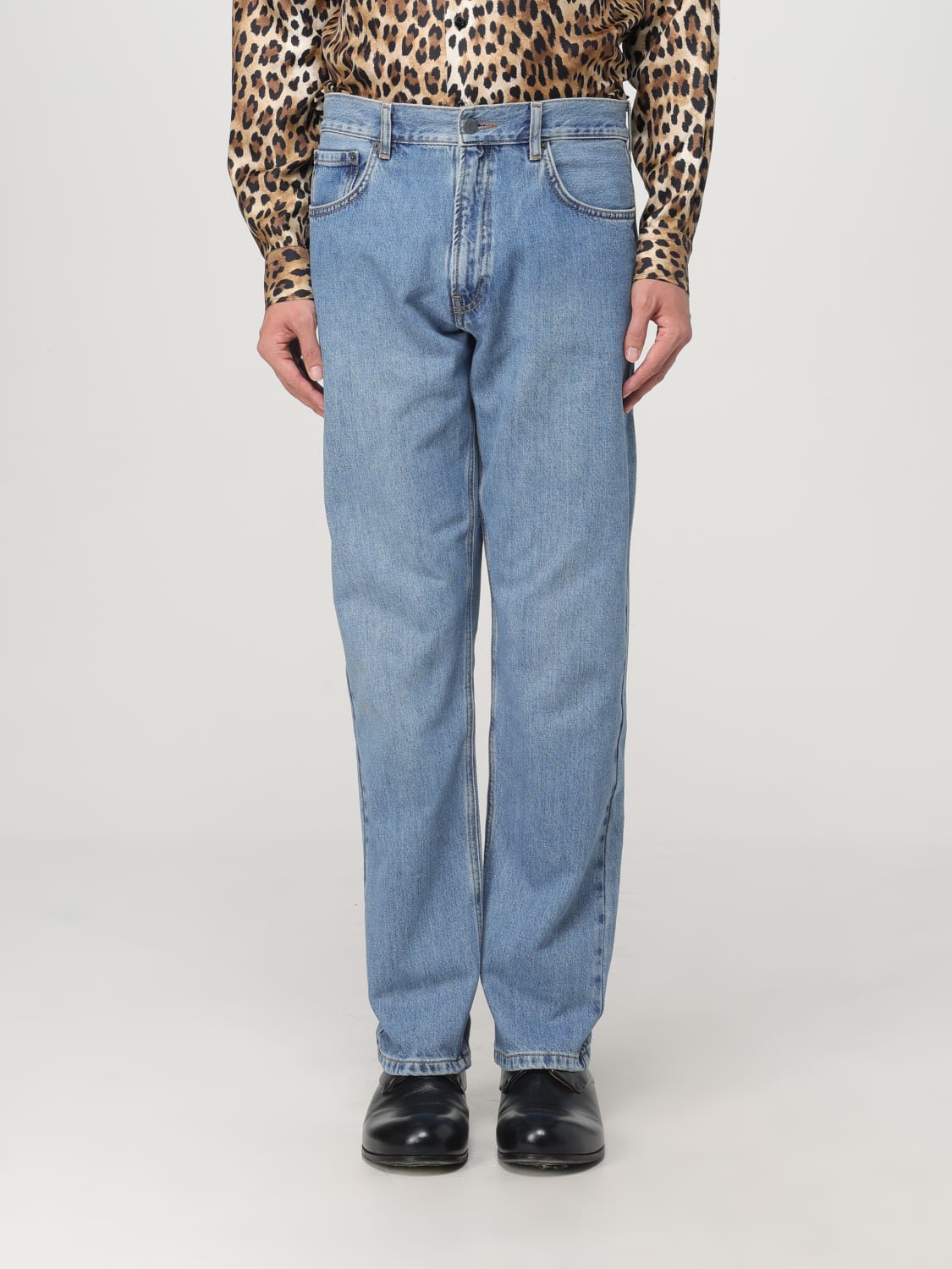 MOSCHINO COUTURE JEANS: Jeans homme Moschino Couture, Bleu - Img 1