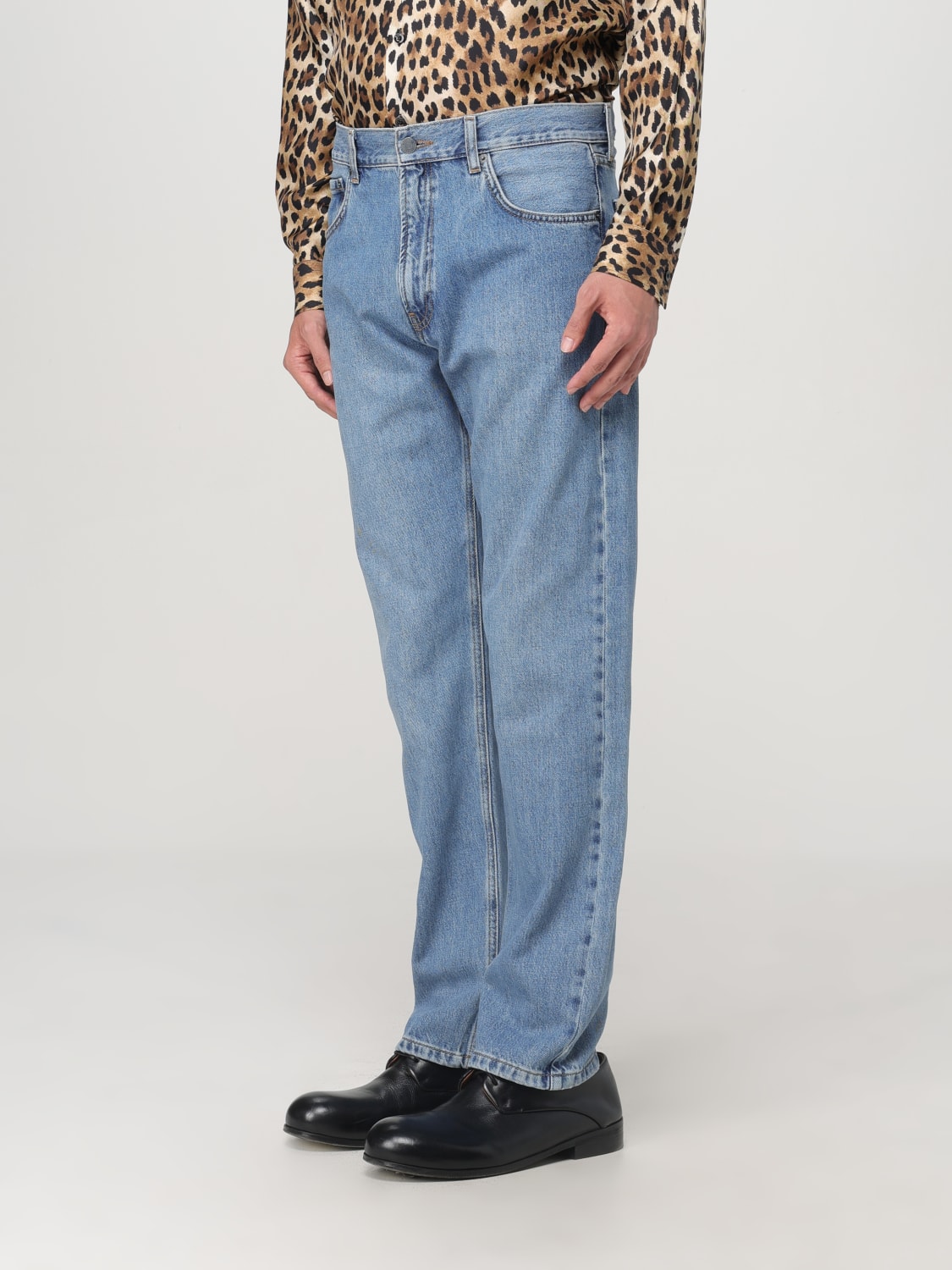 MOSCHINO COUTURE JEANS: Jeans homme Moschino Couture, Bleu - Img 4