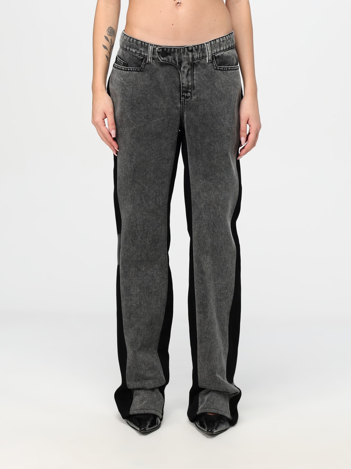 MUGLER JEANS: Jeans damen Mugler, Schwarz - Img 1