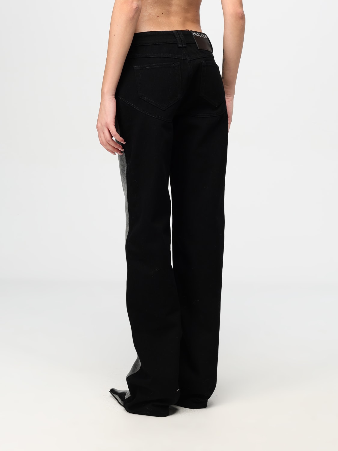 MUGLER JEANS: Jeans damen Mugler, Schwarz - Img 3