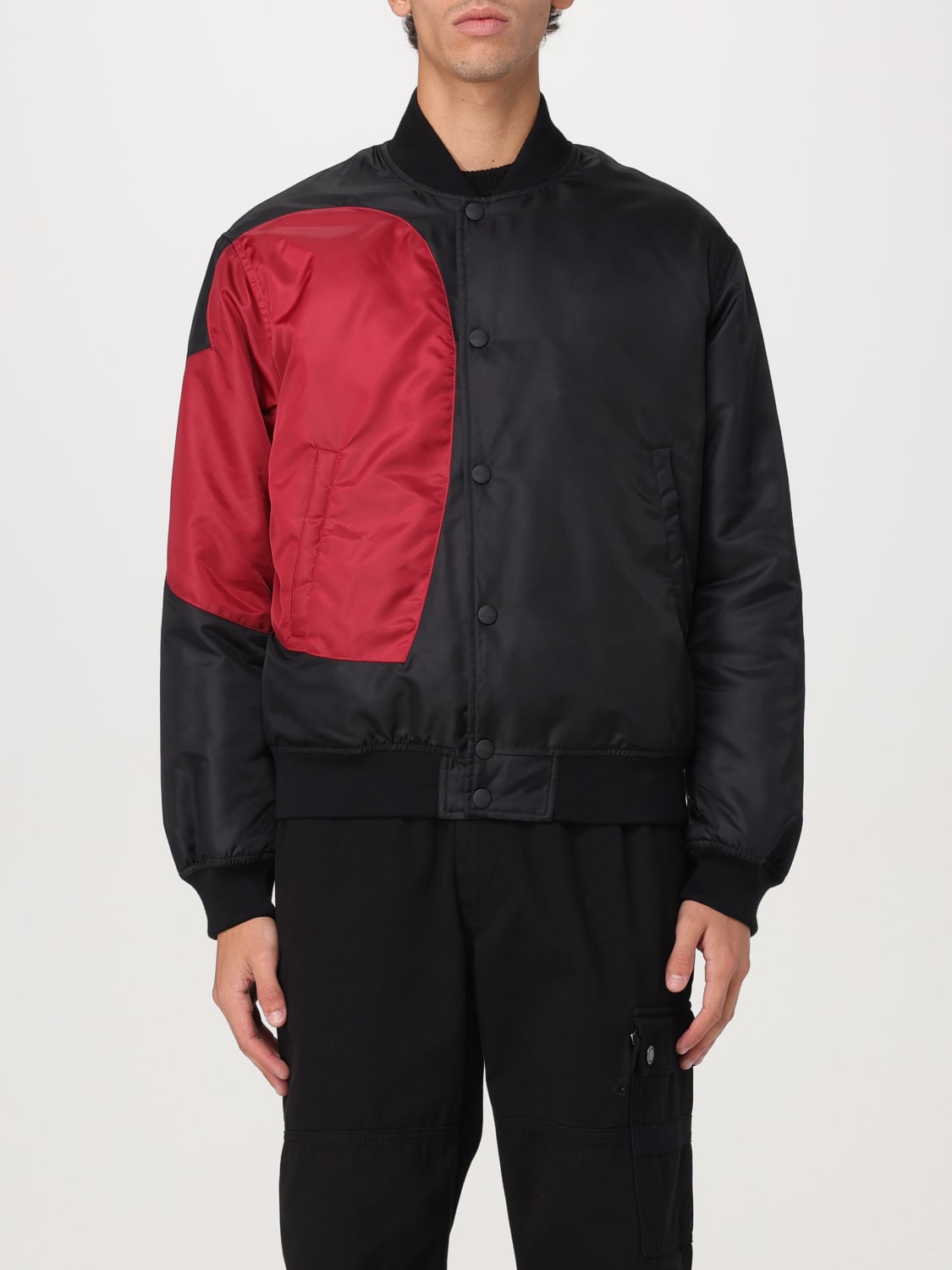 MOSCHINO COUTURE GIACCA: Bomber Moschino Couture in nylon , Nero - Img 1