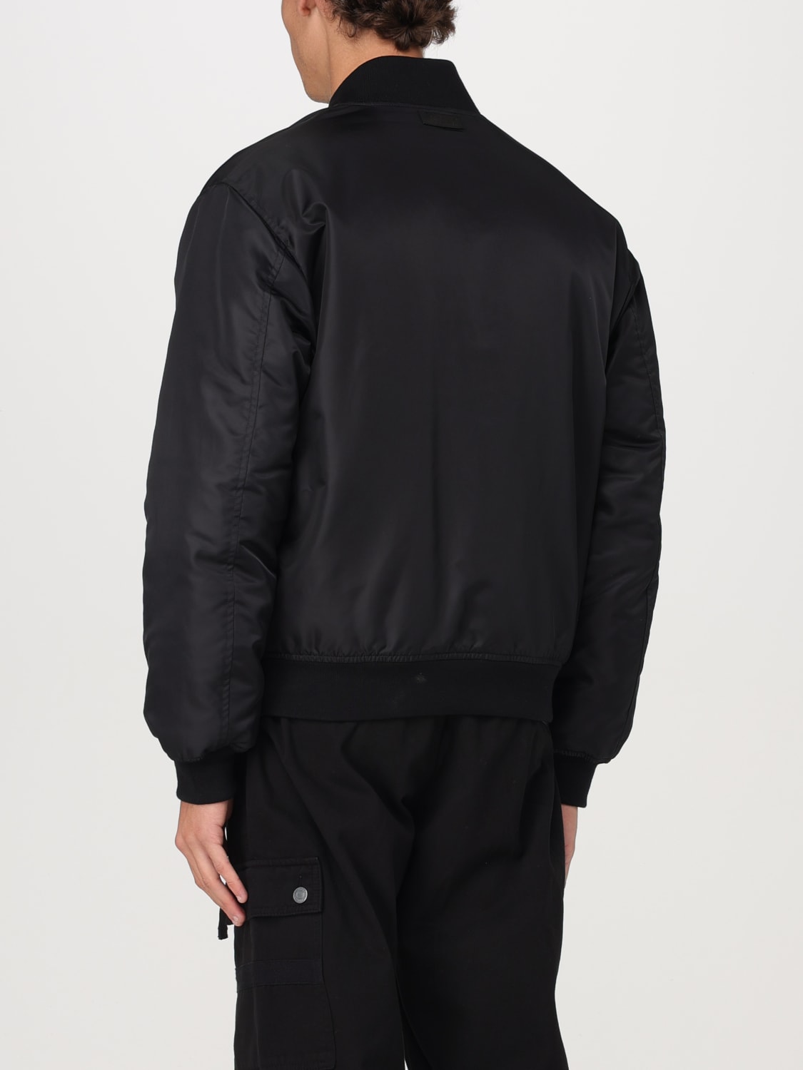 MOSCHINO COUTURE GIACCA: Bomber Moschino Couture in nylon , Nero - Img 3