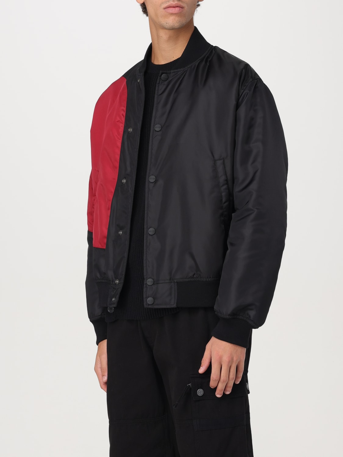 MOSCHINO COUTURE GIACCA: Bomber Moschino Couture in nylon , Nero - Img 4