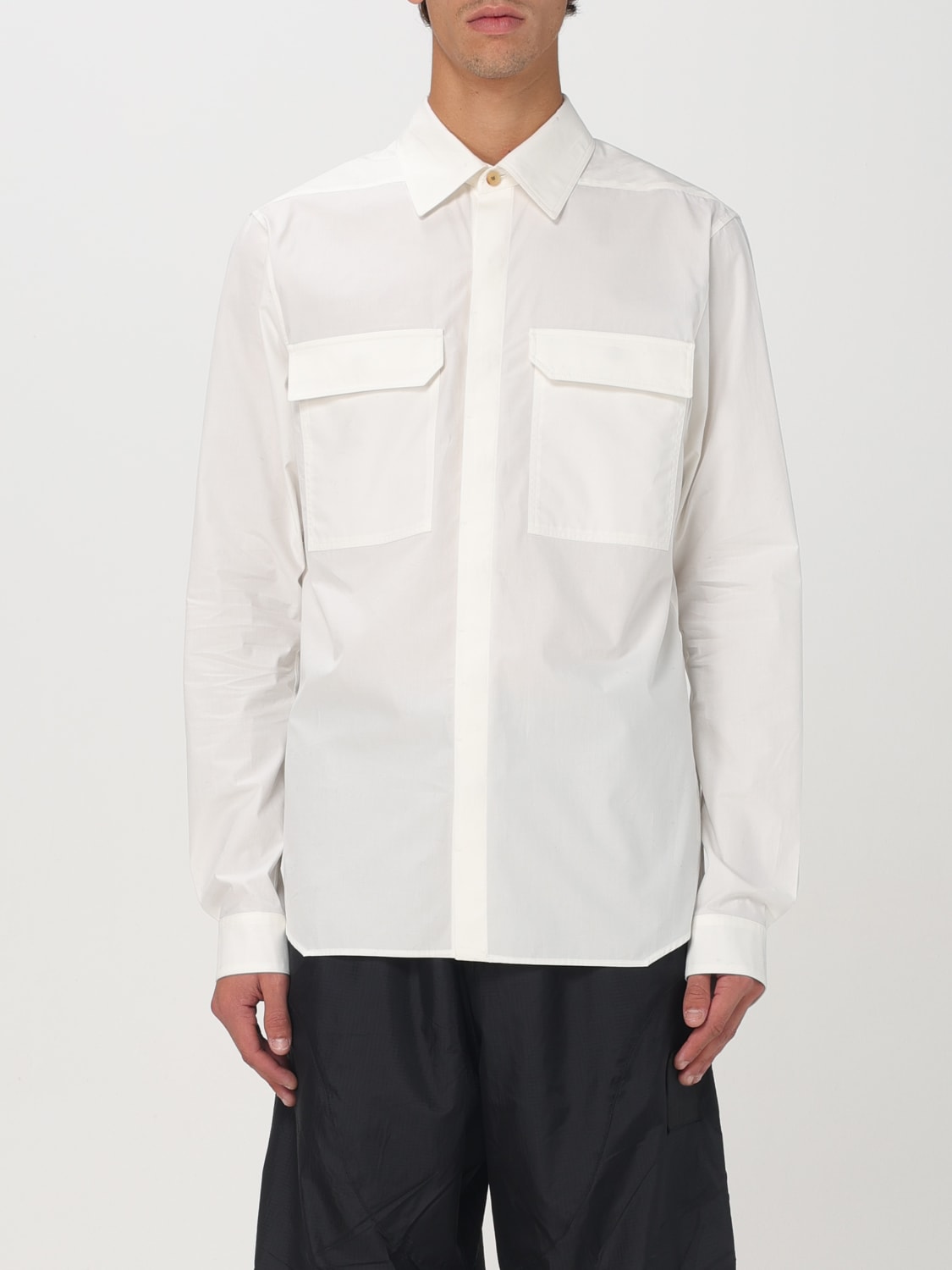 RICK OWENS SHIRT: Shirt men Rick Owens, Milk - Img 1