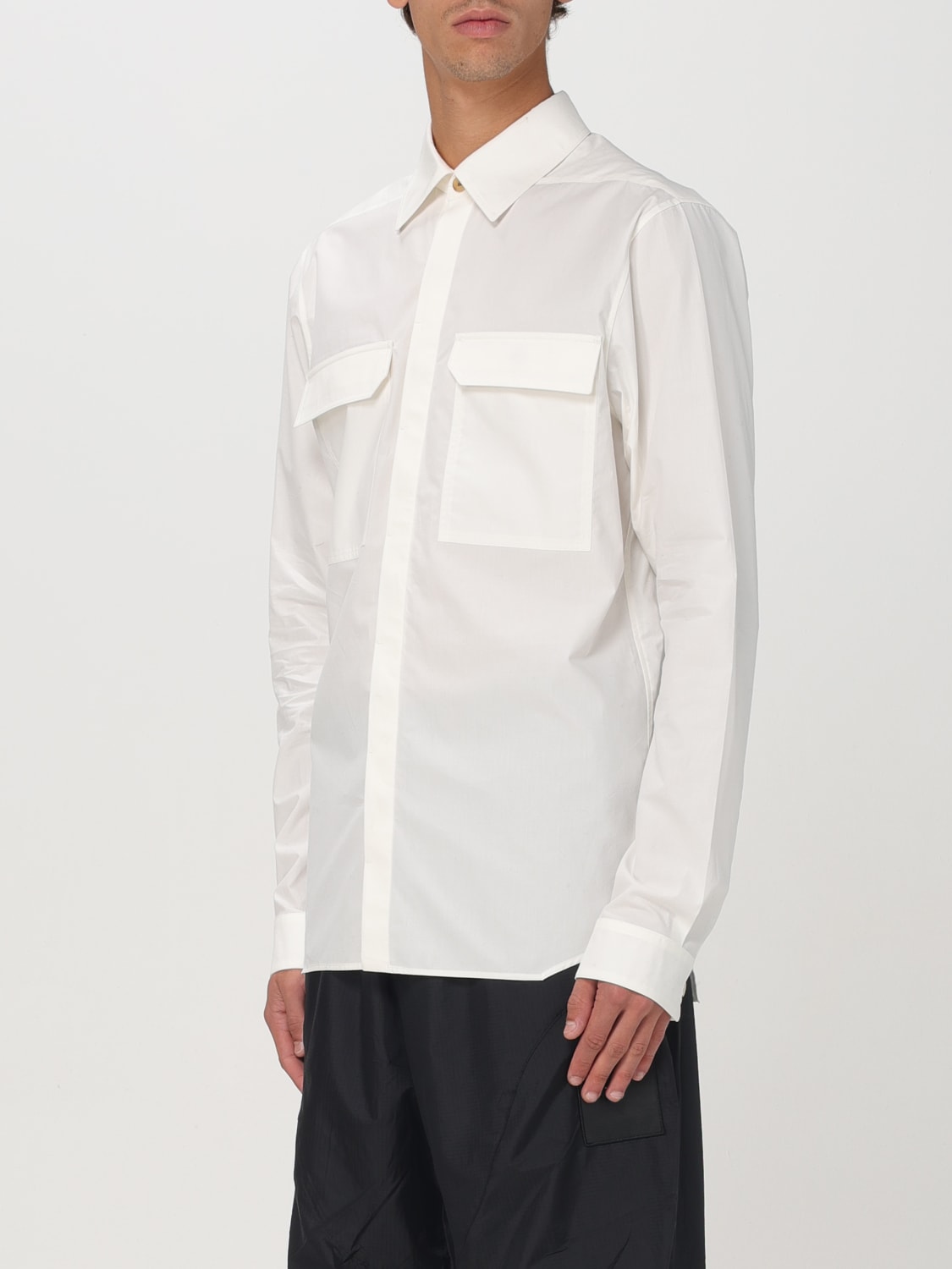 RICK OWENS SHIRT: Shirt men Rick Owens, Milk - Img 3