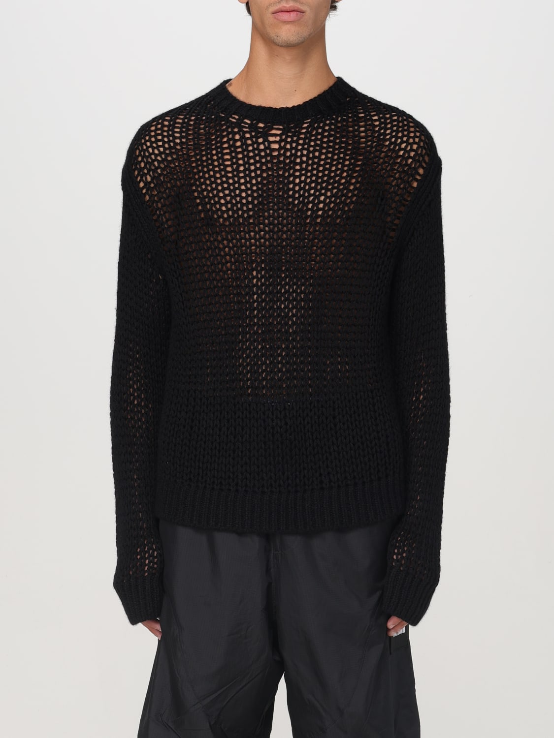 RICK OWENS SWEATER: Sweater men Rick Owens, Black - Img 1