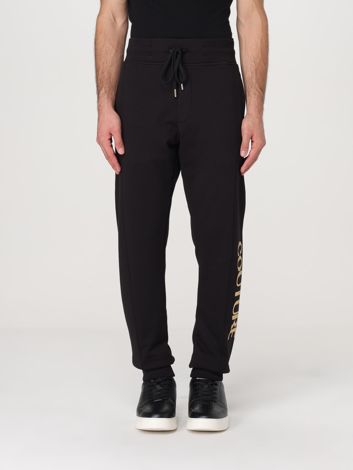 VERSACE JEANS COUTURE PANTS: Pants men Versace Jeans Couture, Black - Img 1