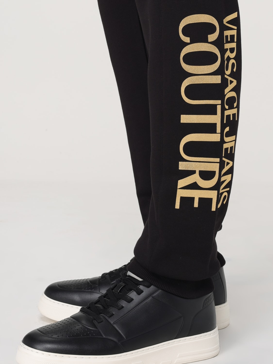 VERSACE JEANS COUTURE PANTS: Pants men Versace Jeans Couture, Black - Img 3