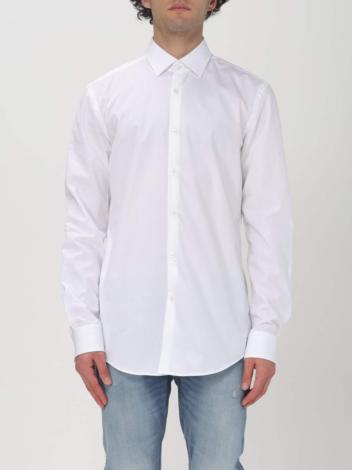 HUGO CAMICIA: Camicia basic Hugo in cotone , Bianco - Img 1