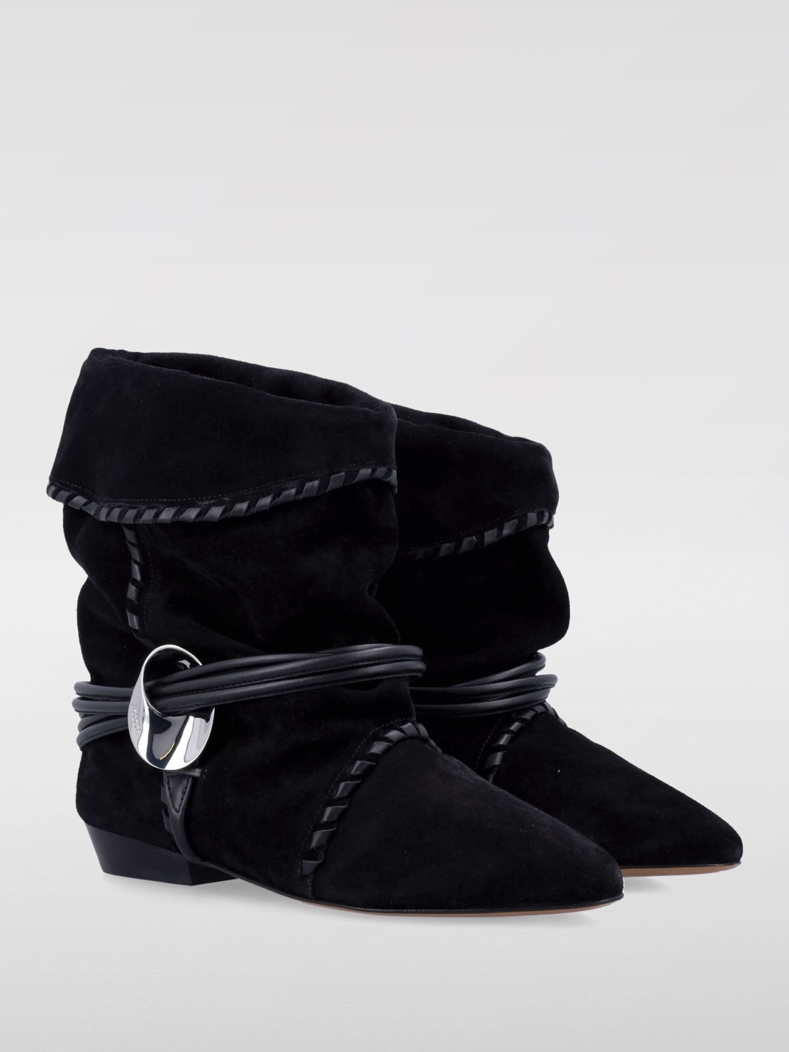 ISABEL MARANT FLAT SHOES: Flat shoes woman Isabel Marant, Black - Img 2