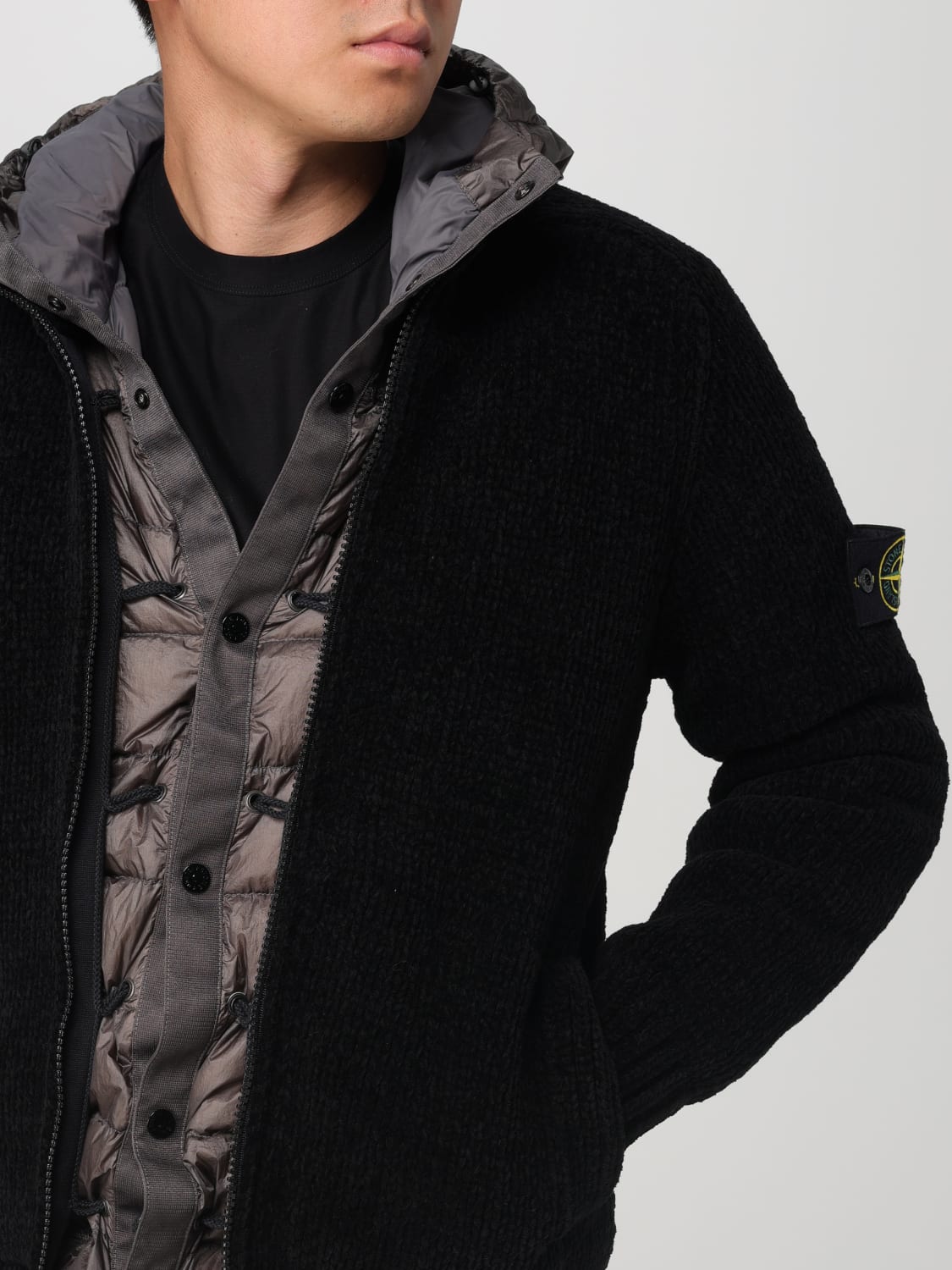STONE ISLAND: men's jacket - Black | Stone Island jacket