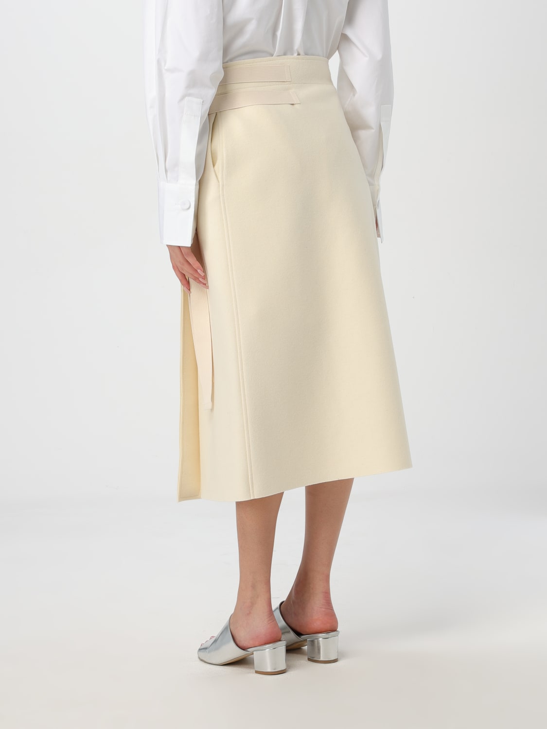 JIL SANDER JUPE: Jupe femme Jil Sander, Blanc - Img 3