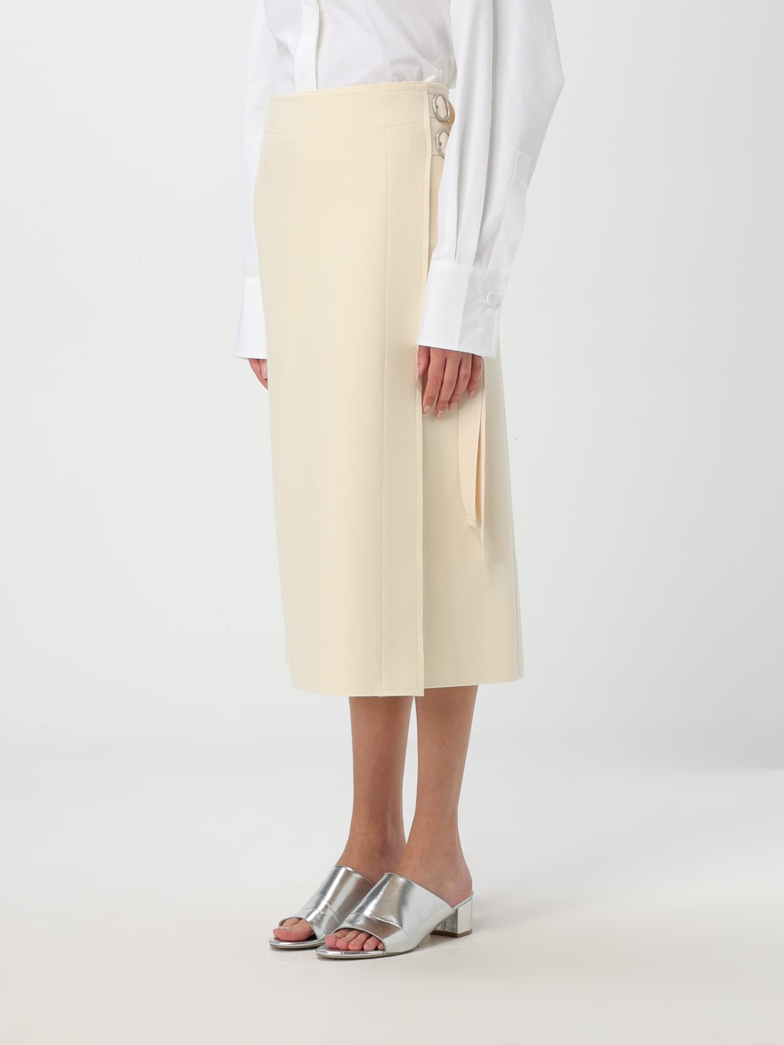 JIL SANDER JUPE: Jupe femme Jil Sander, Blanc - Img 4