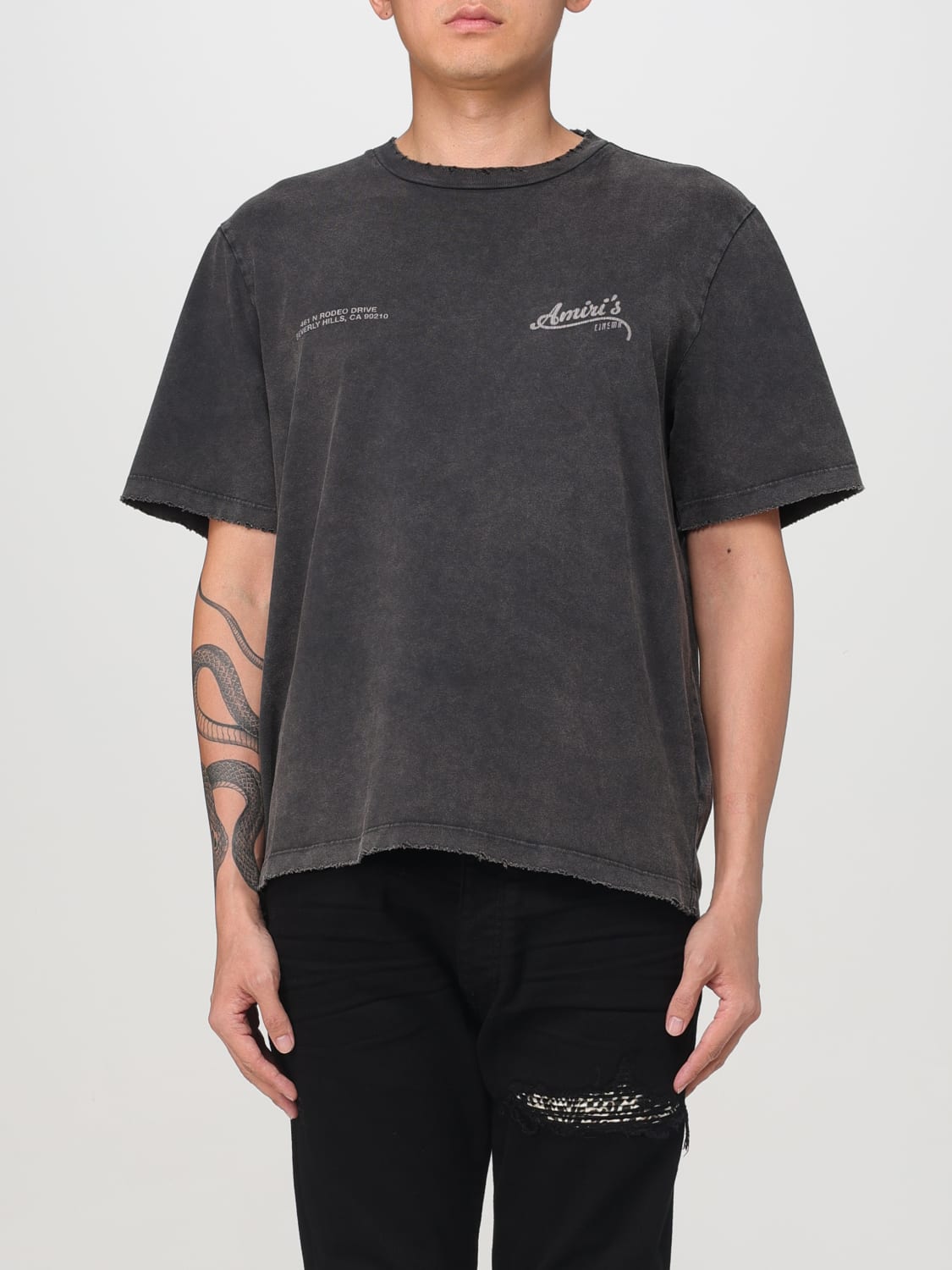 AMIRI CAMISETA: Camiseta hombre Amiri, Negro - Img 1