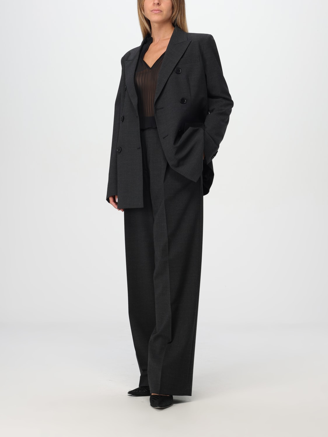 ASPESI PANTALON: Pantalon femme Aspesi, Anthracite - Img 2