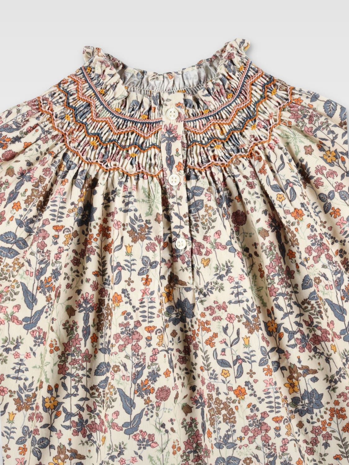 BONPOINT TOP: Blusa Bonpoint in cotone con stampa floreale , Fantasia - Img 3